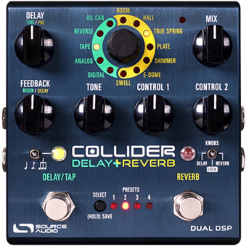 Source Audio Collider Delay + Reverb 소스오디오 콜라이더 딜레이 + 리버브 페달