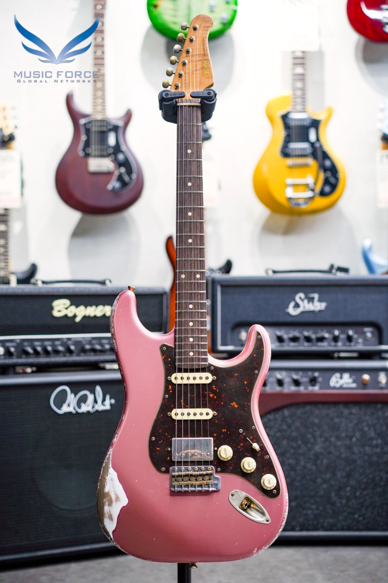 Xotic USA California Classic XSC-2 SSH Heavy Aging-Burgundy Mist Metallic(Optional Color) w/5A Roasted Flame Maple Neck &amp; Rosewood FB (2022년산/Made in USA/신품) - 2546