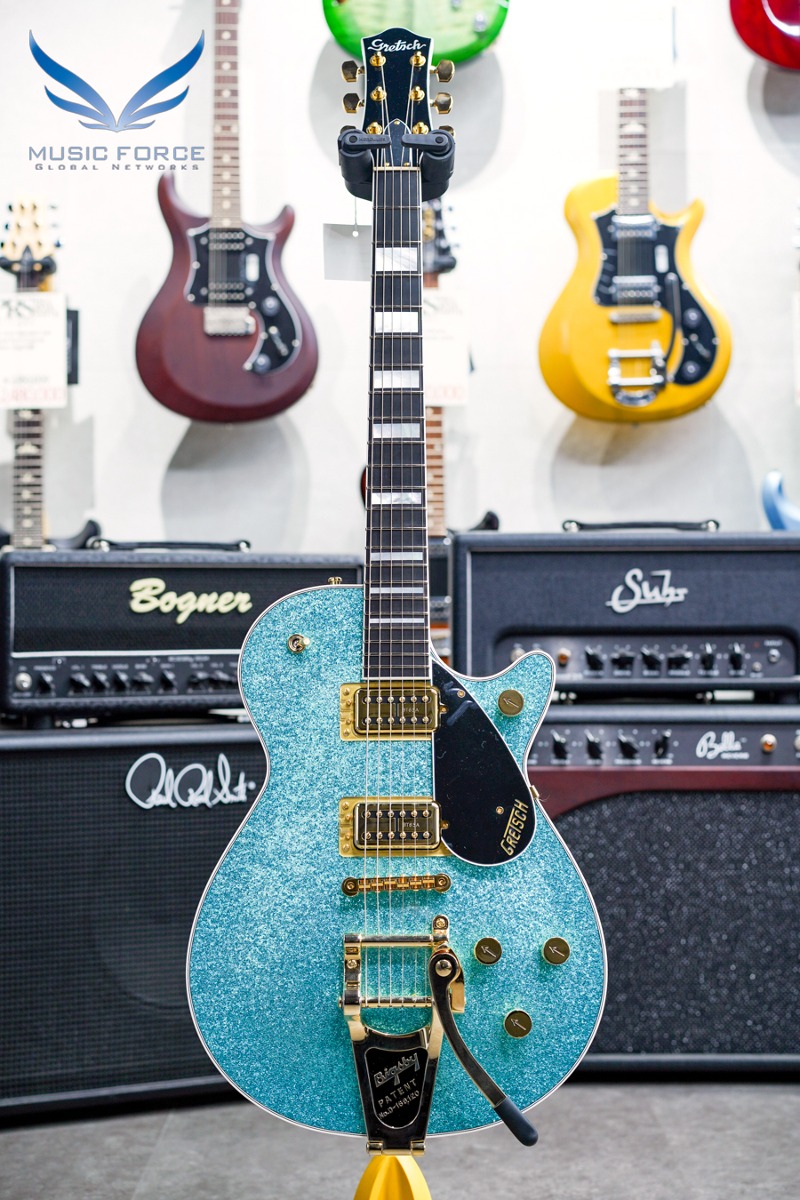 [2023 Final Sale! (~12/31까지)] Gretsch Professional G6229TG LTD Players Edition Sparkle Jet BT - Ocean Turquoise Sparkle  (Made in Japan/신품) - JT21125225