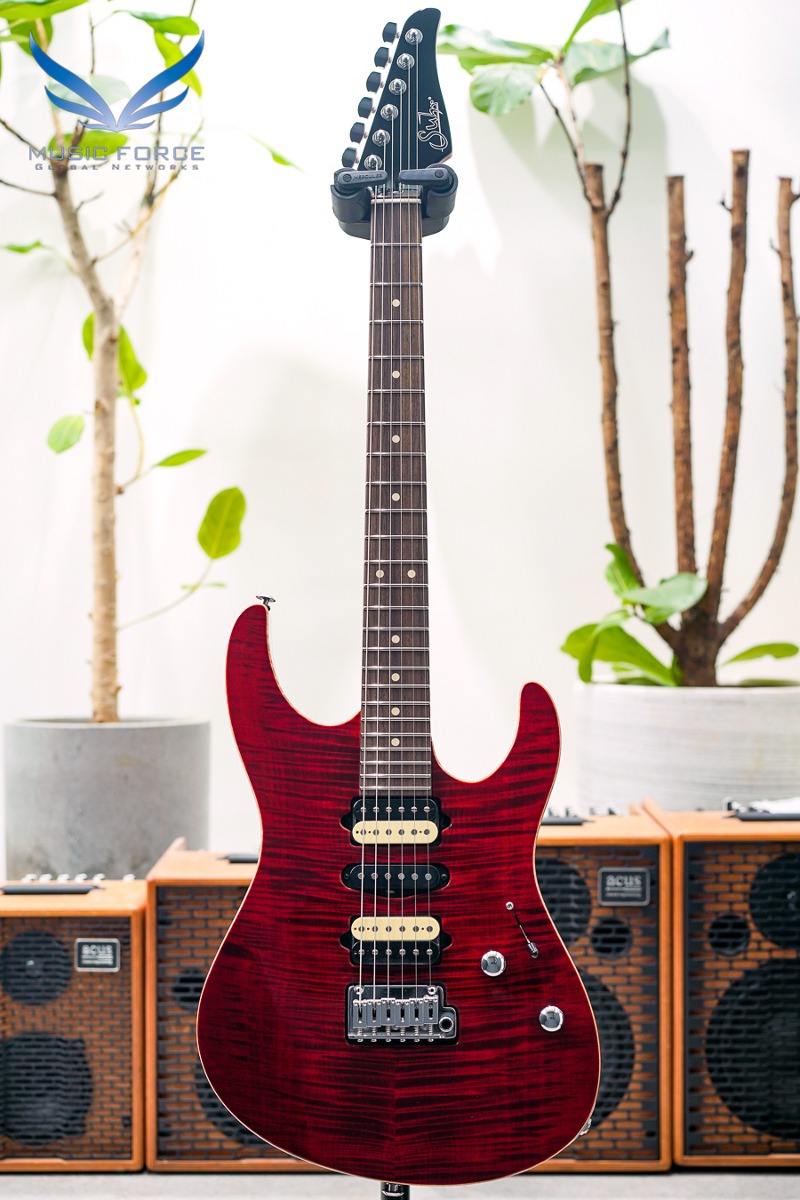 [2023 Final Sale(~12/31까지)!!!] Suhr Dealer Select Limited Run Modern HSH FMT-Chili Pepper Red w/Black Headstock (신품) - 70767