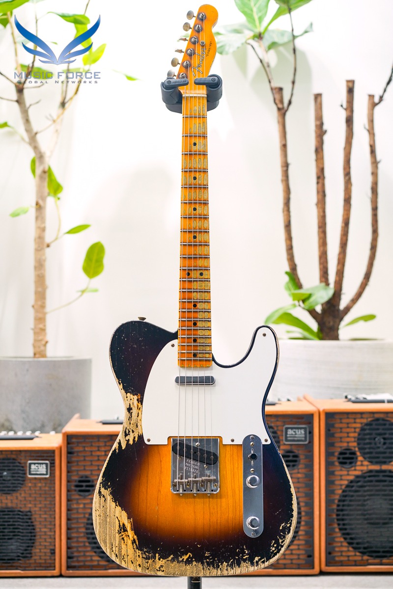 [2024 신년세일! (~3/31까지)] Fender Custom Shop Limited Edition 1950 Double Esquire Super Heavy Relic-Wide Fade 2 Tone Sunburst (2021년산/신품) - R116825