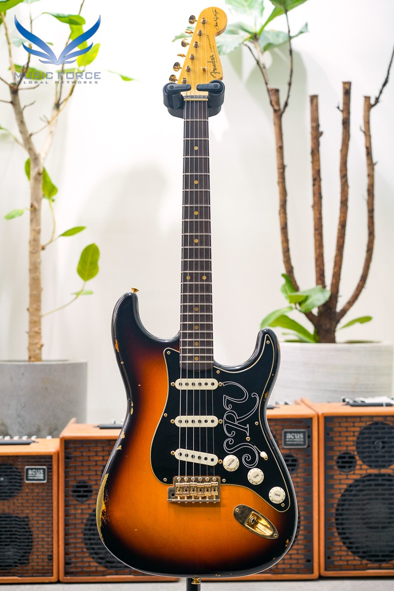 [2024 새봄맞이세일! (~5/31까지)] Fender Custom Shop SRV Signature Strat Relic-Faded 3 Tone Sunburst (2021년산/신품) - CZ548687