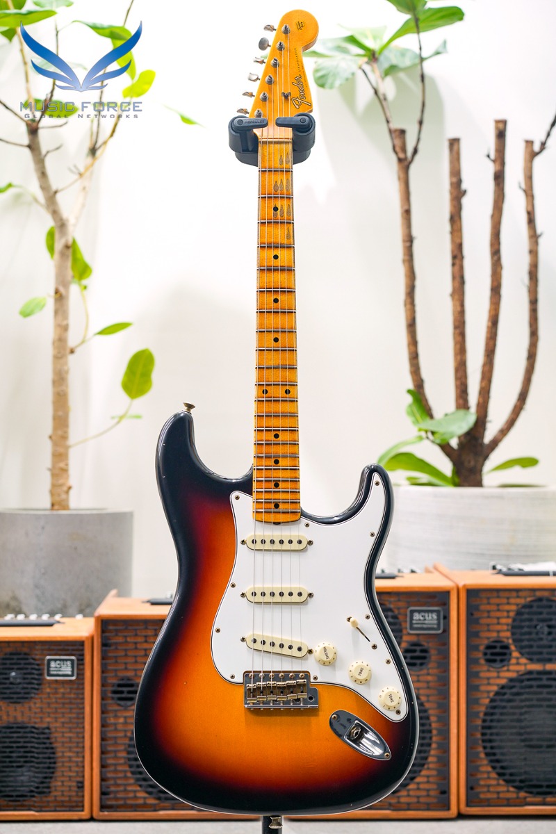[2024 새봄맞이세일! (~5/31까지)] Fender Custom Shop Postmodern Strat Journeyman Relic-Bleached 3 Tone Sunburst (2021년산/신품) - XN12812
