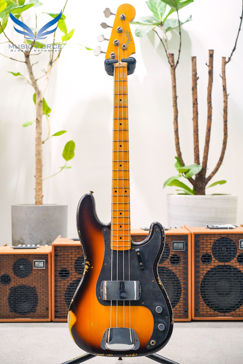 [2024 새봄맞이세일! (~4/30까지)] Fender Custom Shop Limited Edition 1958 Precision Bass Relic-Faded/Aged Chocolate 3TSB (2022년산/신품) - CZ558096
