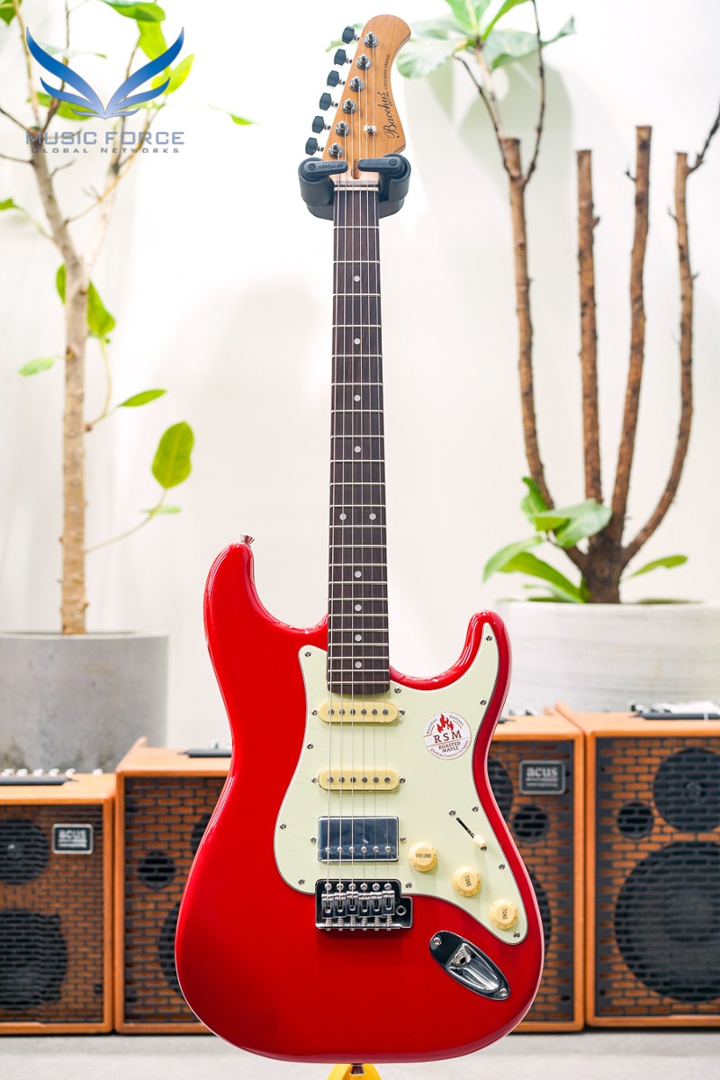 Bacchus Universe Series BST-2-RSM Fiesta Red w/Roasted Maple Neck &amp; Rosewood FB (신품)
