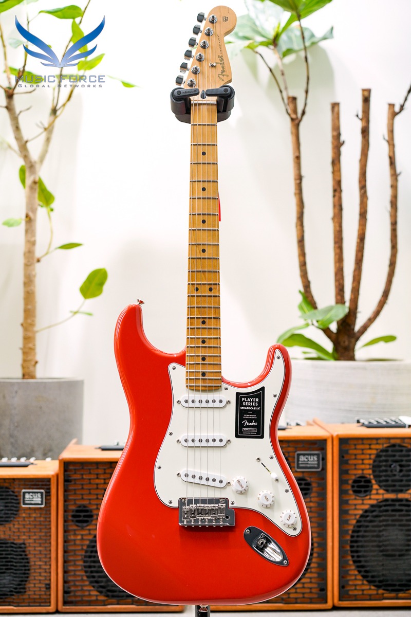 Fender Mexico Player Series Limited Edition Fat 50s Stratocaster SSS-Fiesta Red w/Roasted Maple Neck &amp; FB (신품) 펜더 멕시코 플레이어 스트라토캐스터 - MX23033203
