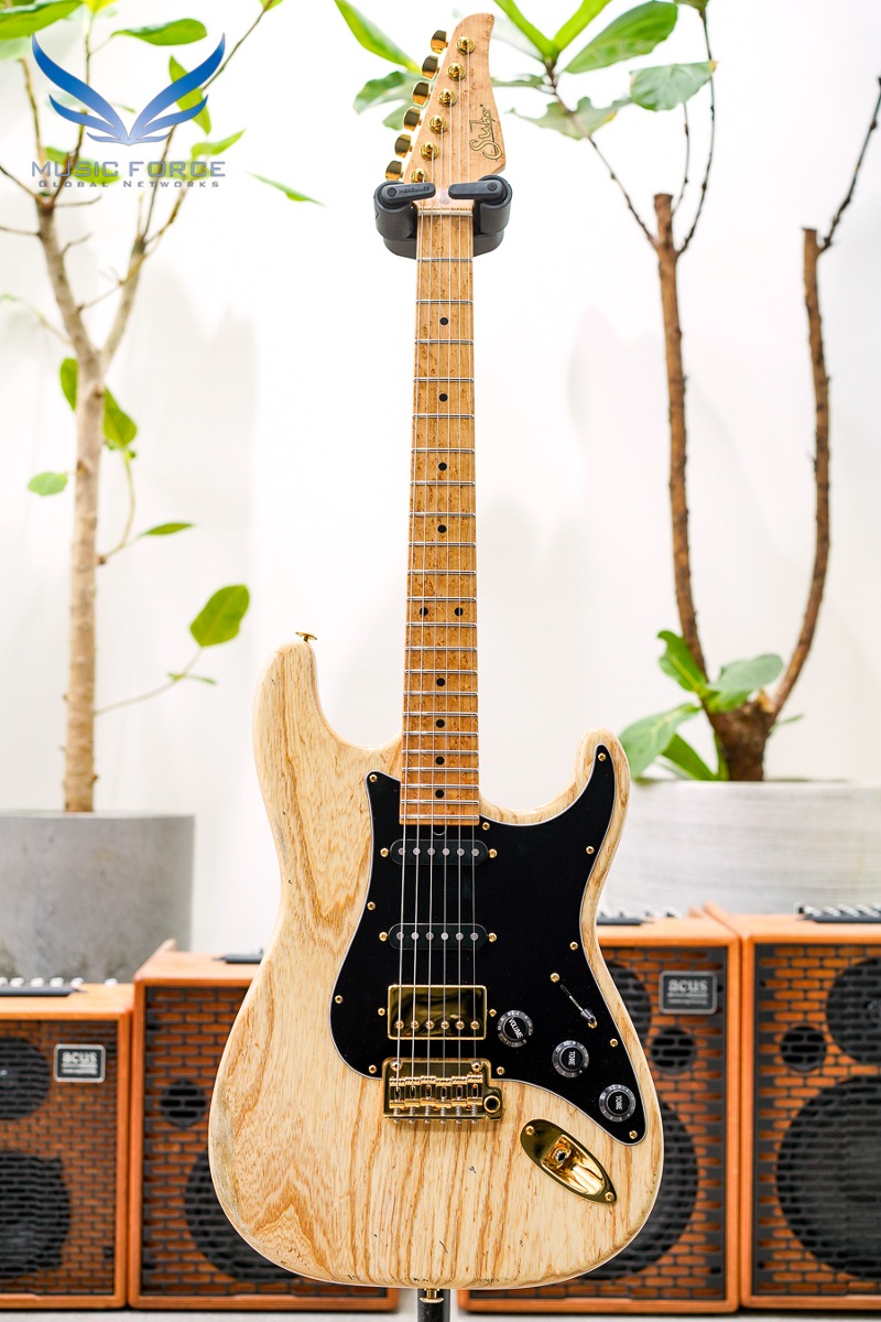[2023 Final Sale(~12/31까지)!!!] Suhr Classic S Antique(Custom Model) SSH-Natural (Swamp Ash) w/5A Roasted Birdseye Maple Neck, Gold HW &amp; SSCII System (2023년산/신품) - 78769