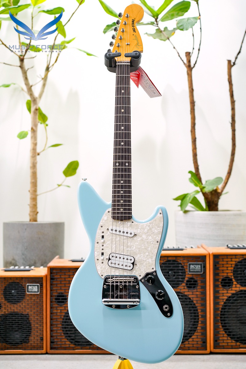 Fender Mexico Artist Series Kurt Cobain Jag-Stang-Sonic Blue w/Rosewood FB (신품) - MX22249228