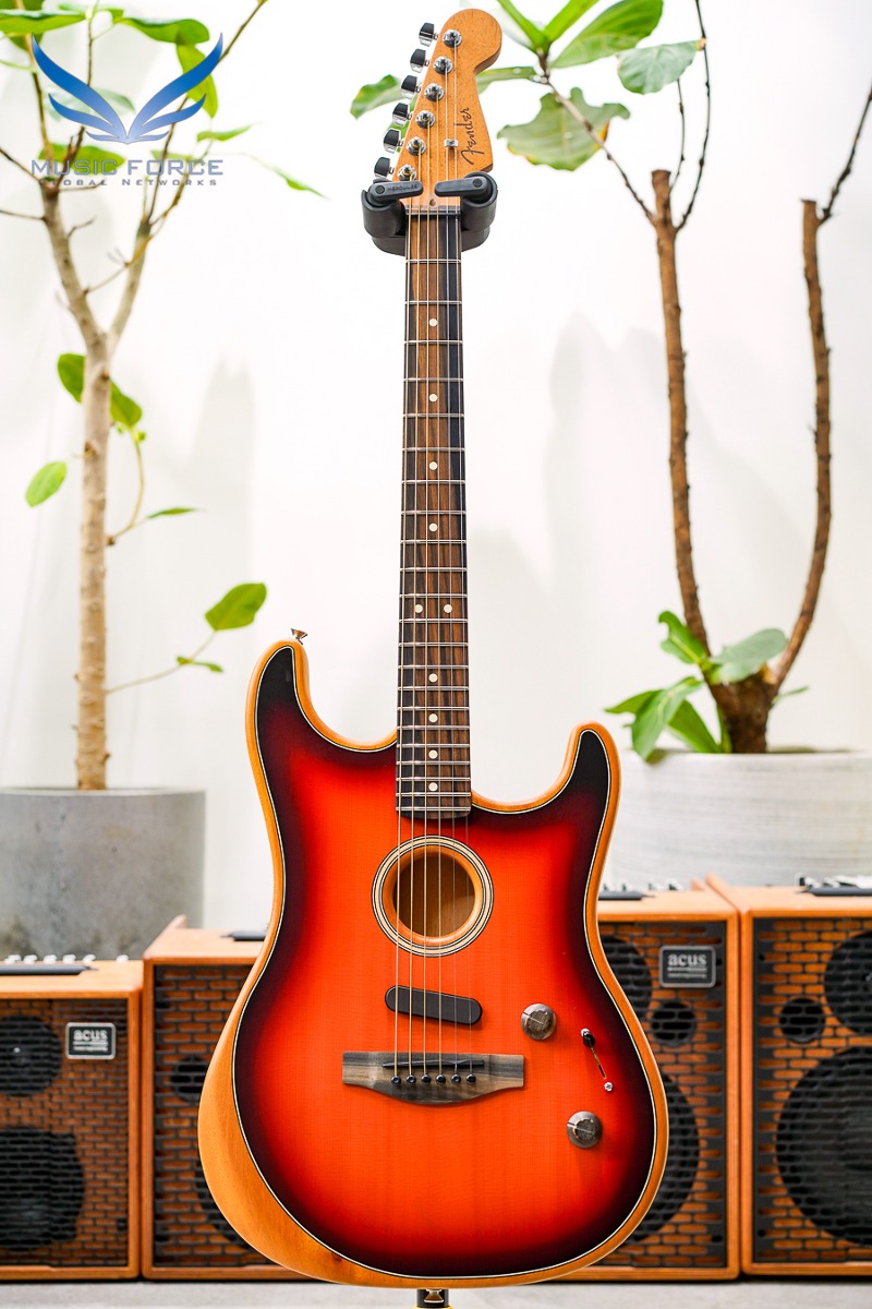Fender USA Acoustasonic Stratocaster-3-Color Sunburst w/Ebony FB (신품) 펜더 아메리칸 어쿠스타소닉 스트라토캐스터 - 205888A