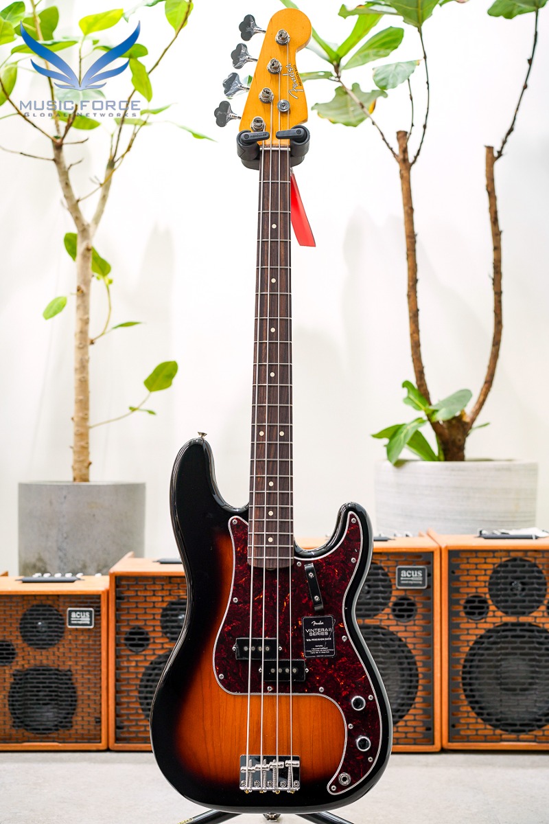 Fender Mexico Vintera II Series 60s Precision Bass-3TSB w/Rosewood FB (신품) 펜더 멕시코 빈테라 II 60 프레시전 베이스 - MX23108203