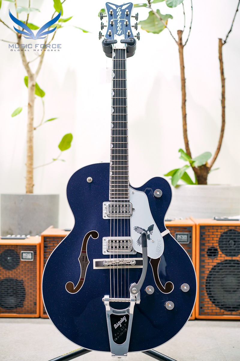 [2023 Final Sale! (~12/31까지)] Gretsch Professional G6136T-RR Rich Robinson Signature Magpie - Raven&#039;s Breast Blue (Made in Japan/신품) - JT22052173