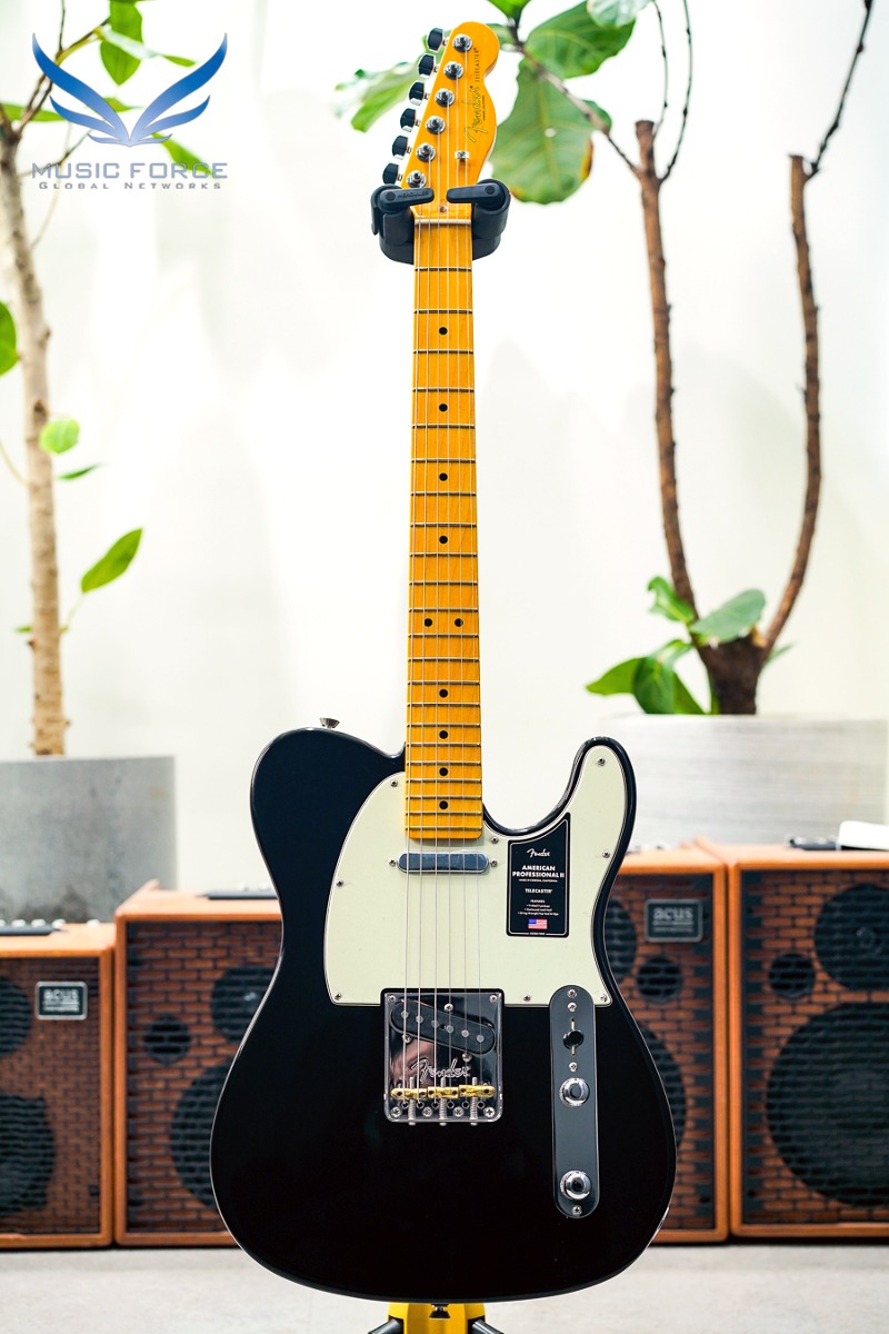 Fender USA American Professional II Telecaster-Black w/Maple FB (신품) 펜더 아메리칸 프로페셔널 II 텔레캐스터 - US22055174