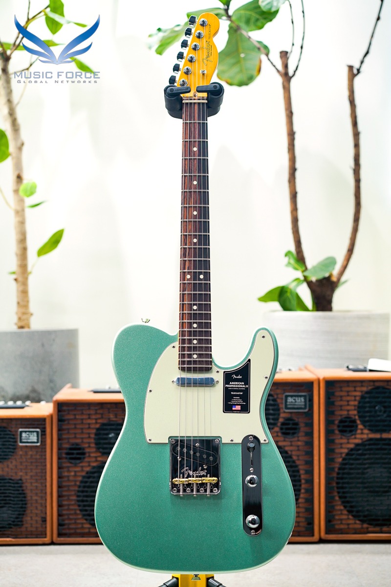 Fender USA American Professional II Telecaster-Mystic Surf Green w/Rosewood FB (신품) 펜더 아메리칸 프로페셔널 II 텔레캐스터 - US23088800