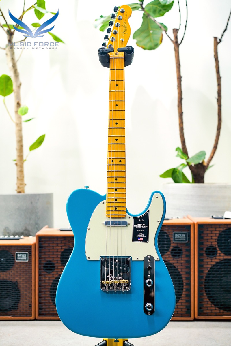 Fender USA American Professional II Telecaster-Miami Blue w/Maple FB (신품) 펜더 아메리칸 프로페셔널 II 텔레캐스터 - US23082970