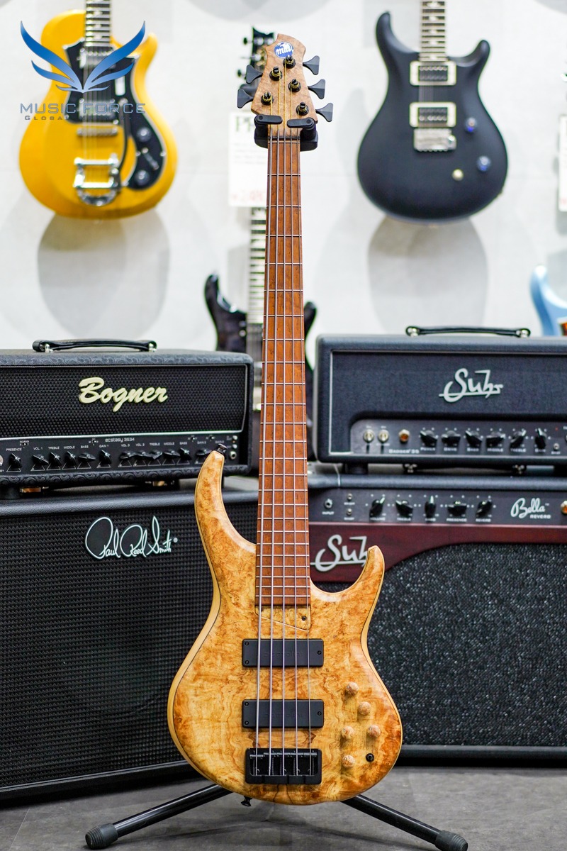 MTD 535-24 US Custom Bass Swamp Ash Body-Spalted Maple Burl &quot;10&quot;Top w/Toasted Maple Neck &amp; Roasted Birdseye Maple FB (신품)