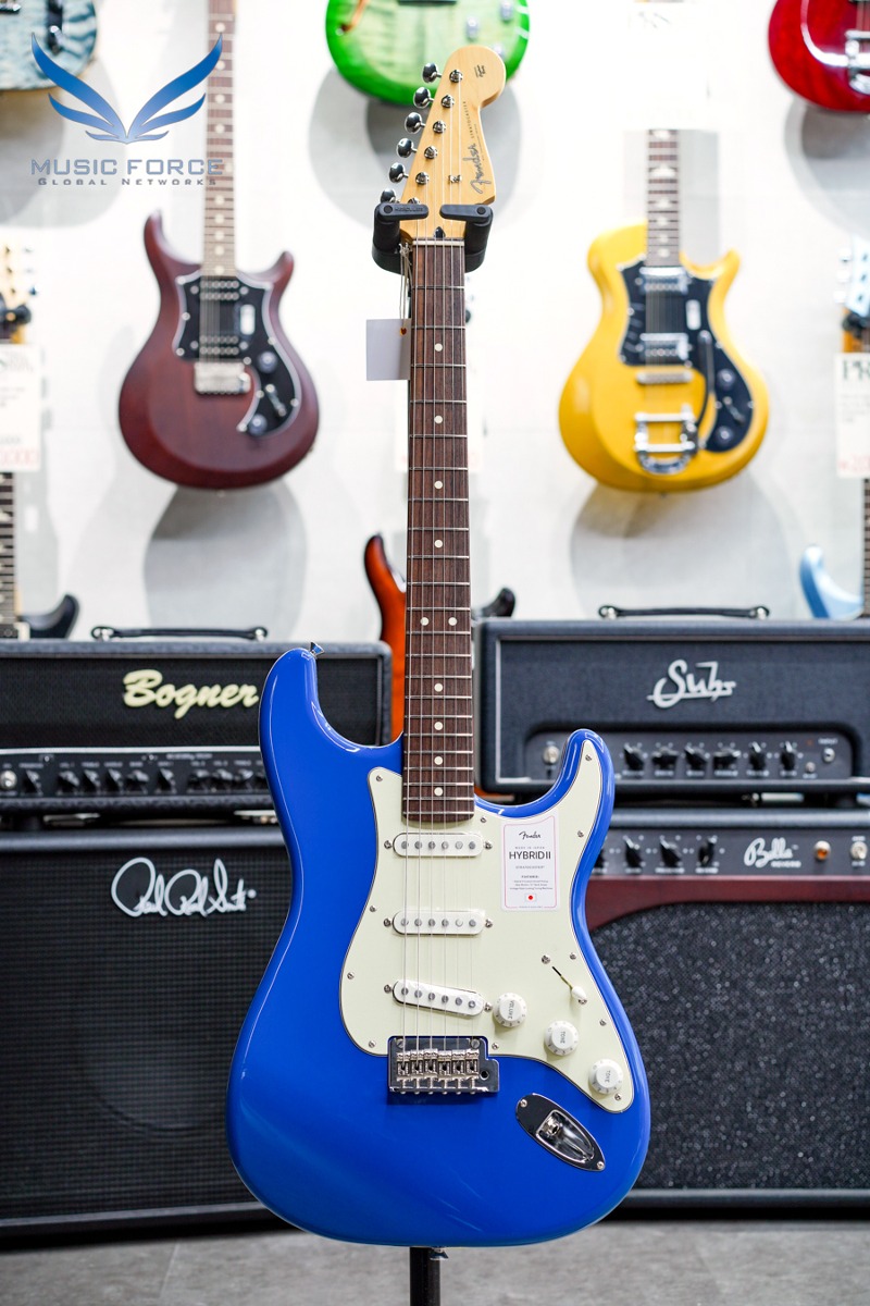 Fender Japan Hybrid II Stratocaster SSS-Forest Blue w/Rosewood FB (신품) - JD22005492