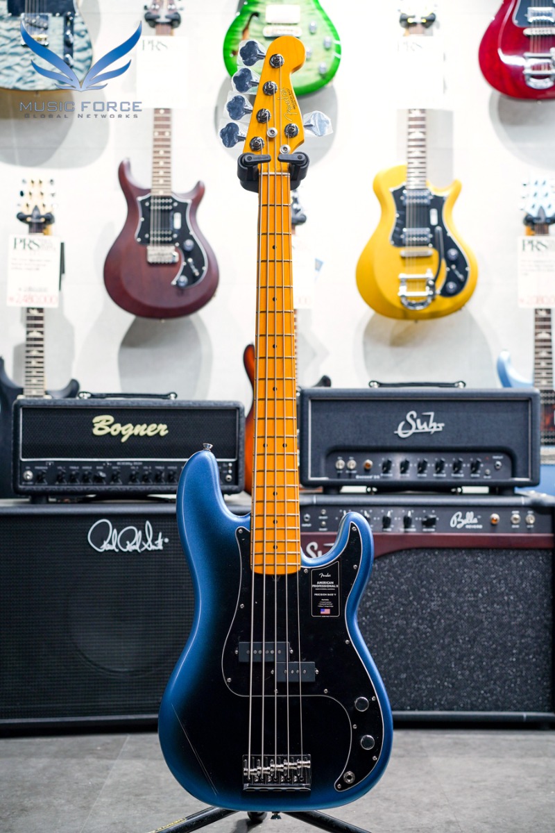 Fender USA American Professional II Precision Bass V-Dark Night w/Maple FB (신품) 펜더 아메리칸 프로페셔널 II 프레시전 베이스 5현 - US22104366