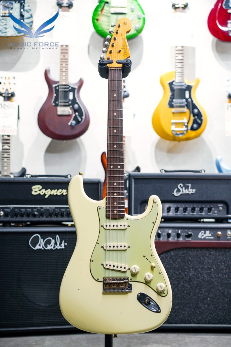 [2023 신년세일(~2/28까지)] Fender Custom Shop 1963 Strat Journeyman Relic-Vintage White (신품)