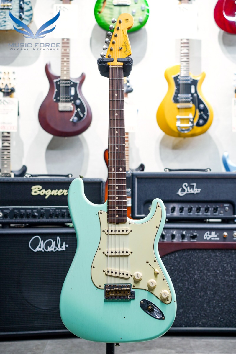 [2023 신년세일(~2/28까지)] Fender Custom Shop 1963 Strat Journeyman Relic-Surf Green (신품)