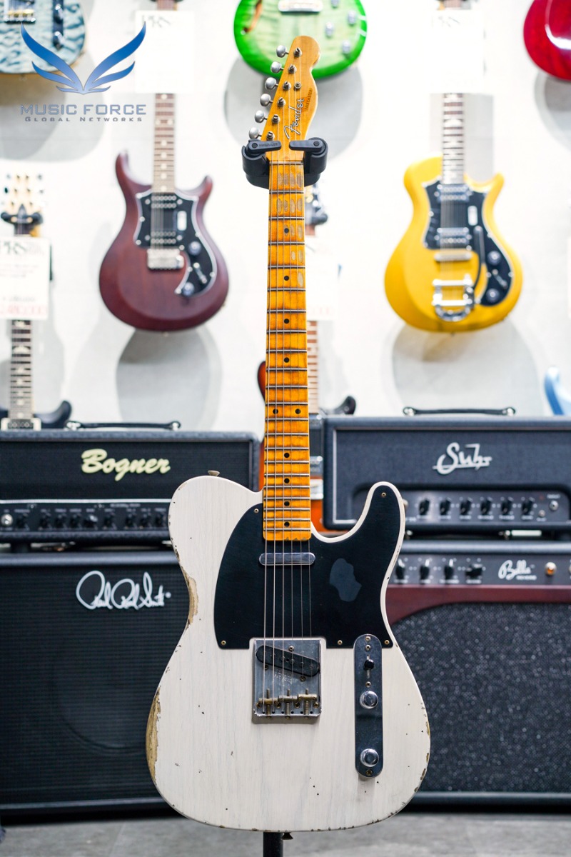 [2023 신년세일(~2/28까지)] Fender Custom Shop 1950s Tele Relic-Aged White Blonde w/1-Piece Ash Body (신품)