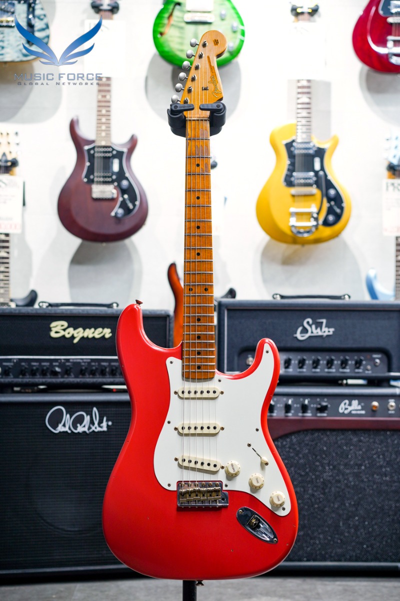 [2023 신년세일(~2/28까지)] Fender Custom Shop 1957 Strat Journeyman Relic-Aged Fiesta Red w/Roasted Maple Neck (신품)