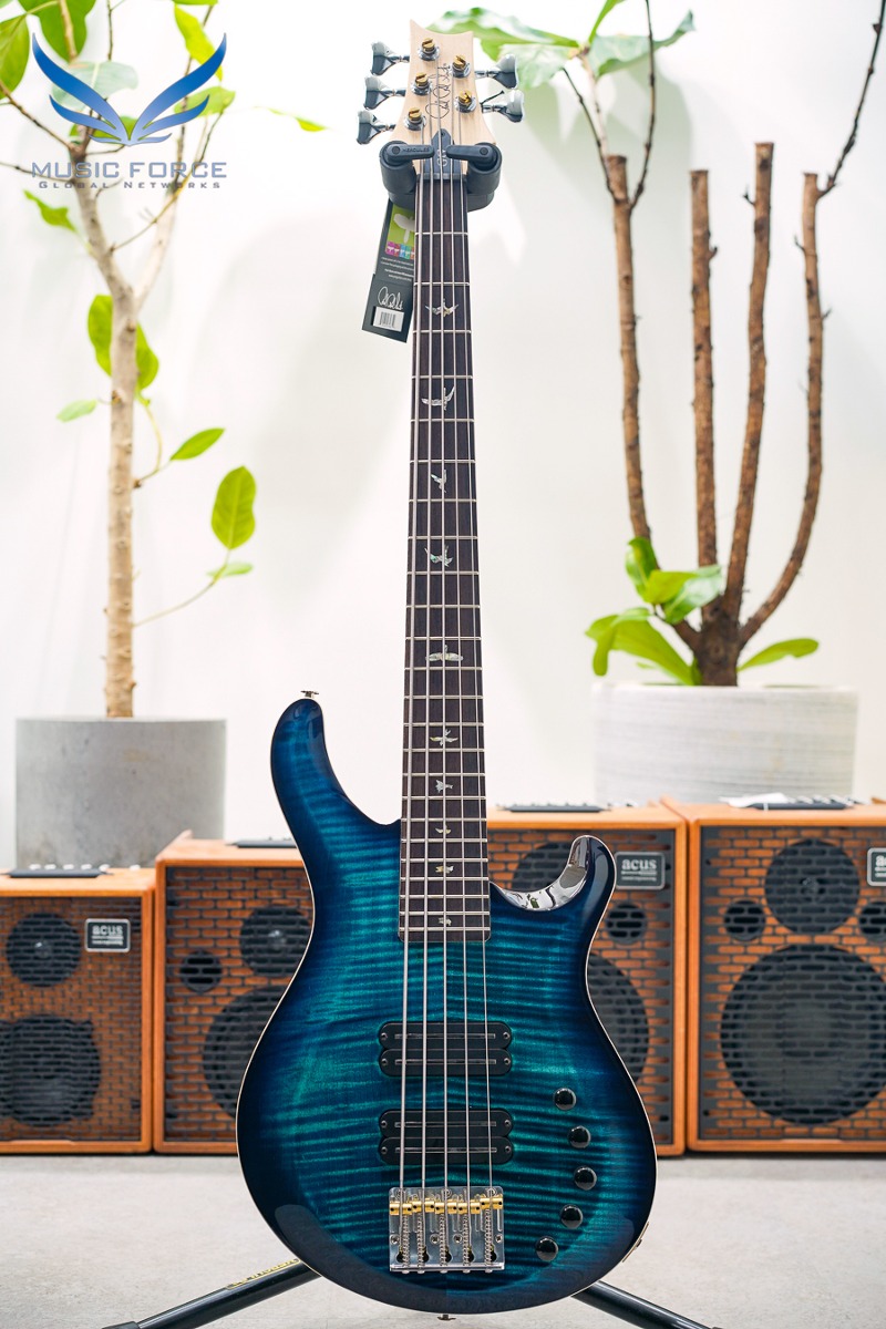 PRS Gary Grainger 5 String Bass-Cobalt Blue w/Rosewood FB (2022년산/신품) - 0352588