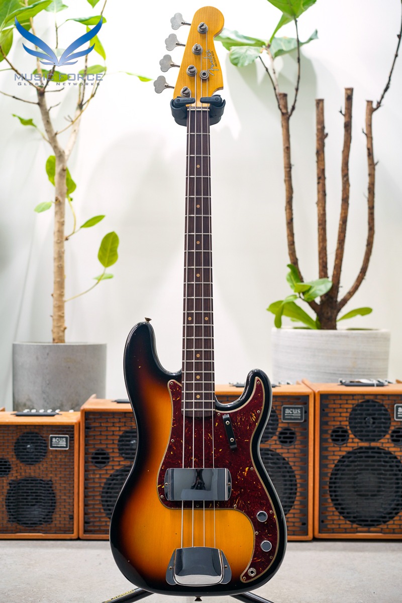 [Autumn Sale! (~10/31까지)] Fender Custom Shop 1963 Precision Bass Journeyman Relic-Aged 3 Tone Sunburst (2022년산/신품) - CZ563099