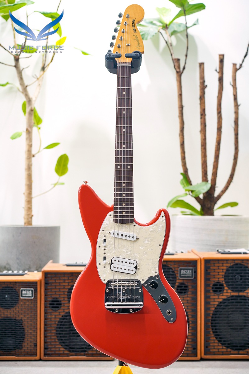Fender Mexico Artist Series Kurt Cobain Jag-Stang-Fiesta Red w/Rosewood FB (신품) - MX22221779