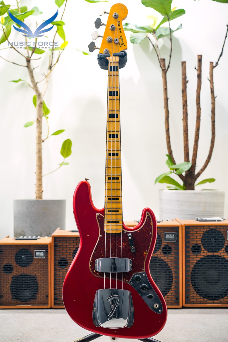 Fender Custom Shop 1968 Jazz Bass Journeyman Relic-Aged Candy Apple Red (2023년산/신품) - CZ562463