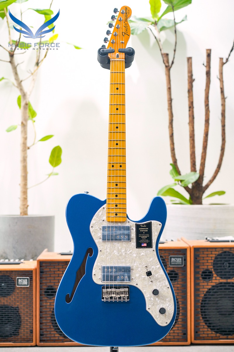 Fender USA American Vintage II 1972 Telecaster Thinline-Lake Placid Blue w/Maple FB (신품) 펜더 아메리칸 빈티지 II 텔레캐스터 - V11149