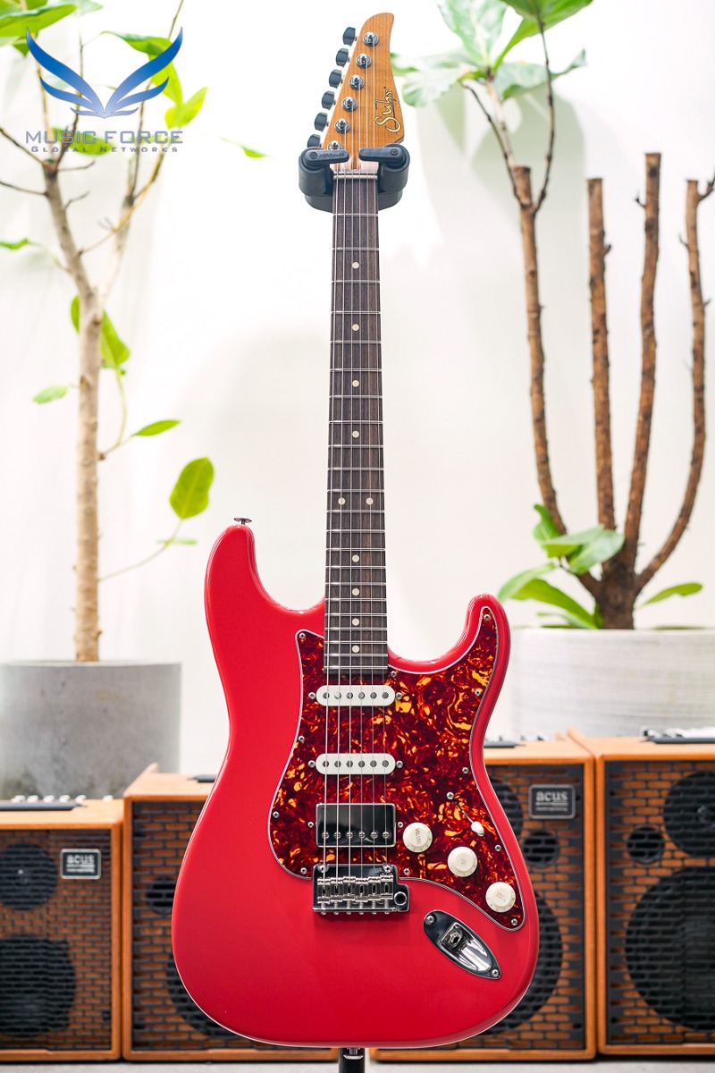 [2024 Summer Sale! (~7/31까지)] Suhr Dealer Select Limited Run Classic S Antique SSH-Fiesta Red w/Roasted Maple Neck, Tortoise Pickguard &amp; SSCII System (신품) - 70037