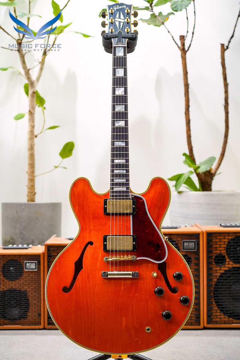 Gibson Custom(Nashville) 1959 ES-355 Reissue &#039;Tom Murphy Lab&#039; Light Aged-Watermelon Red w/Gold Hardware (신품) - A930571