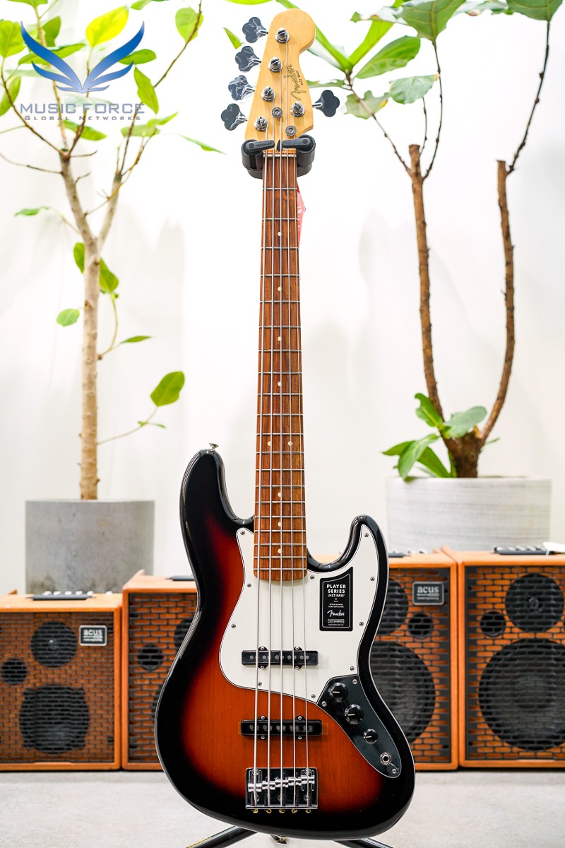 [Player &amp; Player Plus 20% 할인] Fender Mexico Player Series Jazz Bass V-3TSB w/Pau Ferro FB (신품) 펜더 멕시코 플레이어 재즈 베이스 5현 - MX23052919