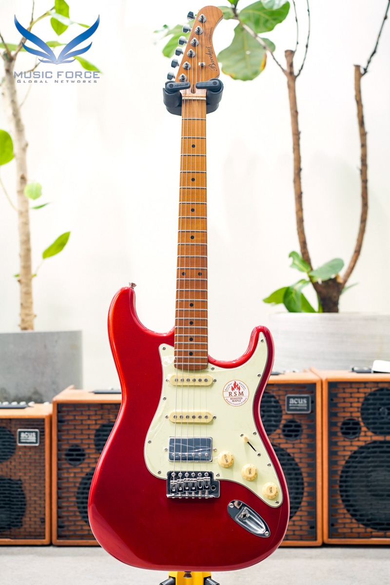 [Outlet 흠집(Blem)특가!] Bacchus Universe Series BST-2-RSM Candy Apple Red w/Roasted Maple Neck &amp; FB (신품) - B3020013
