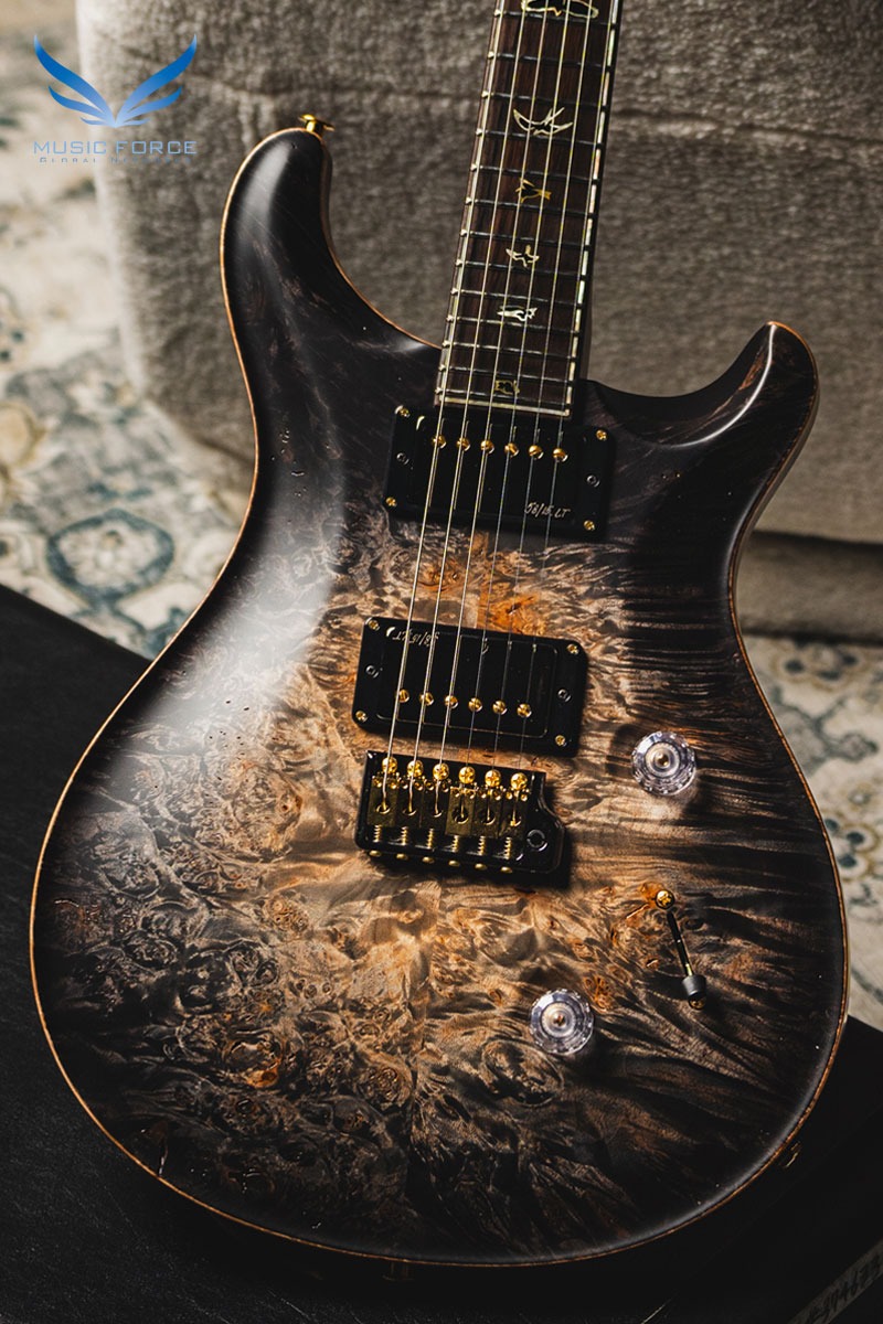 [2024 Summer Sale! (~7/31까지) + 18만원 상당 PRS 긱백 증정!] PRS Private Stock Custom 24 Maple Burl Top-Frostbite Glow Satin w/Stained Figured Maple Neck, Match Figured Headstock &amp; Brazilian Rosewood FB (2023년산/신품) - 374633