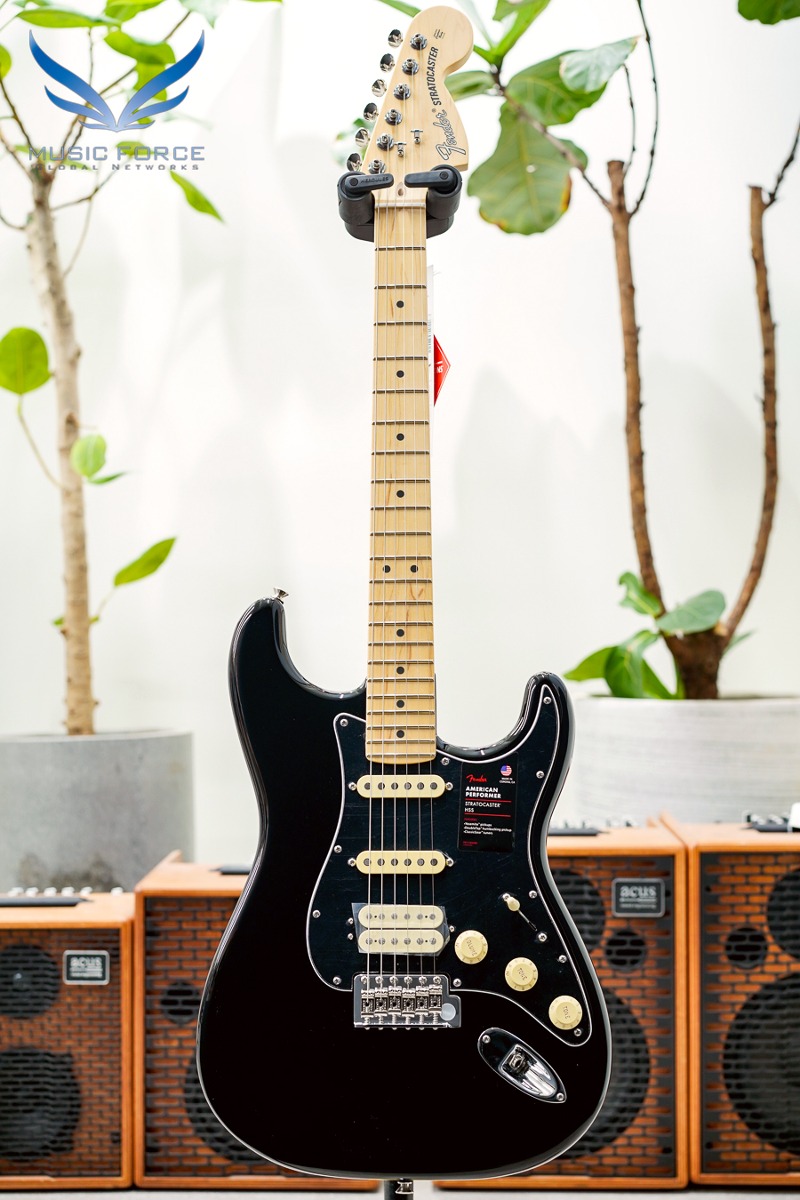Fender USA American Performer Stratocaster SSH-Black w/Maple FB (신품) 펜더 아메리칸 퍼포머 스트라토캐스터 - US23063779
