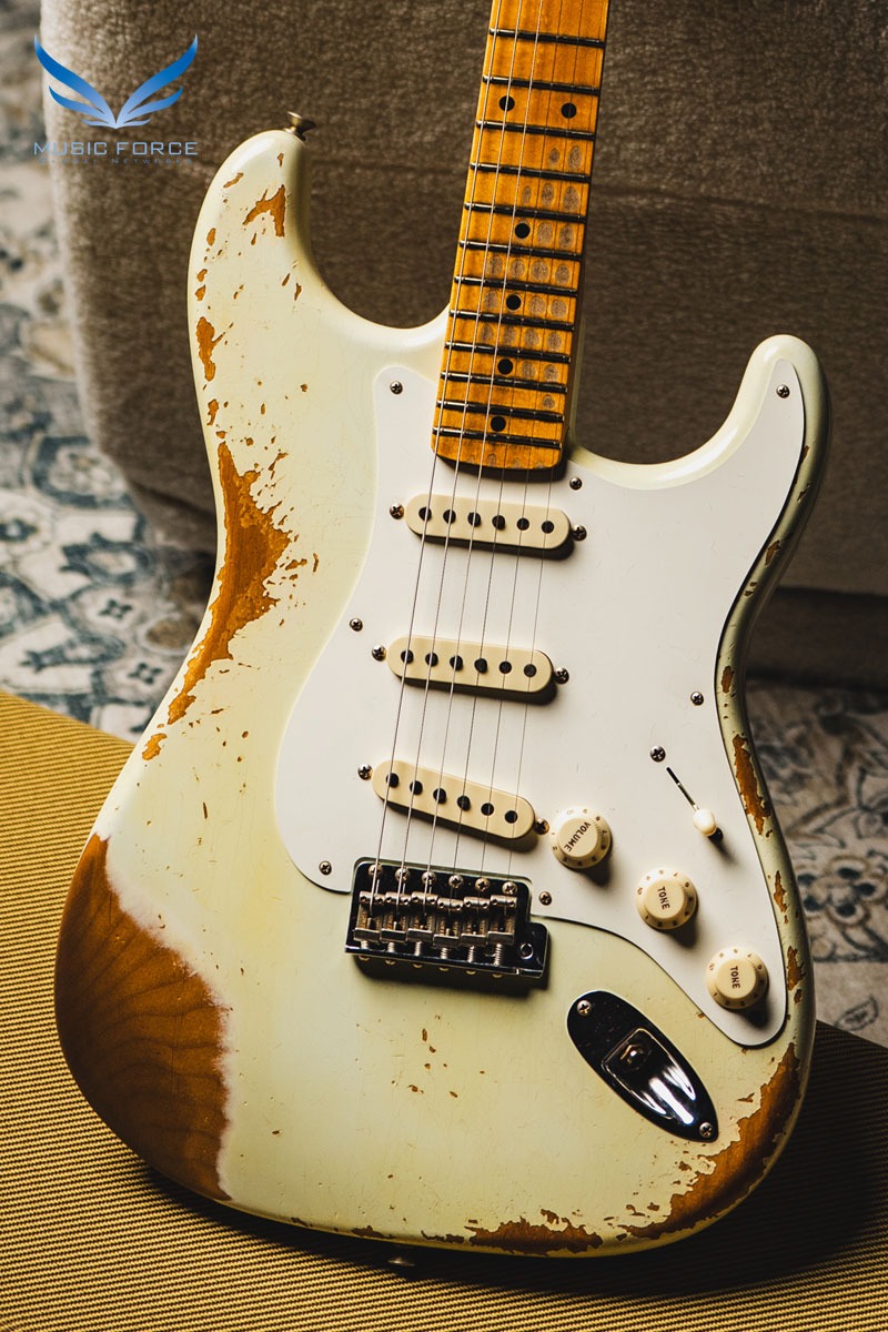 [2024 Summer Sale! (~7/31까지)] Fender Custom Shop Limited Edition 1956 Strat Heavy Relic-India Ivory (2023년산/신품) - CZ570040