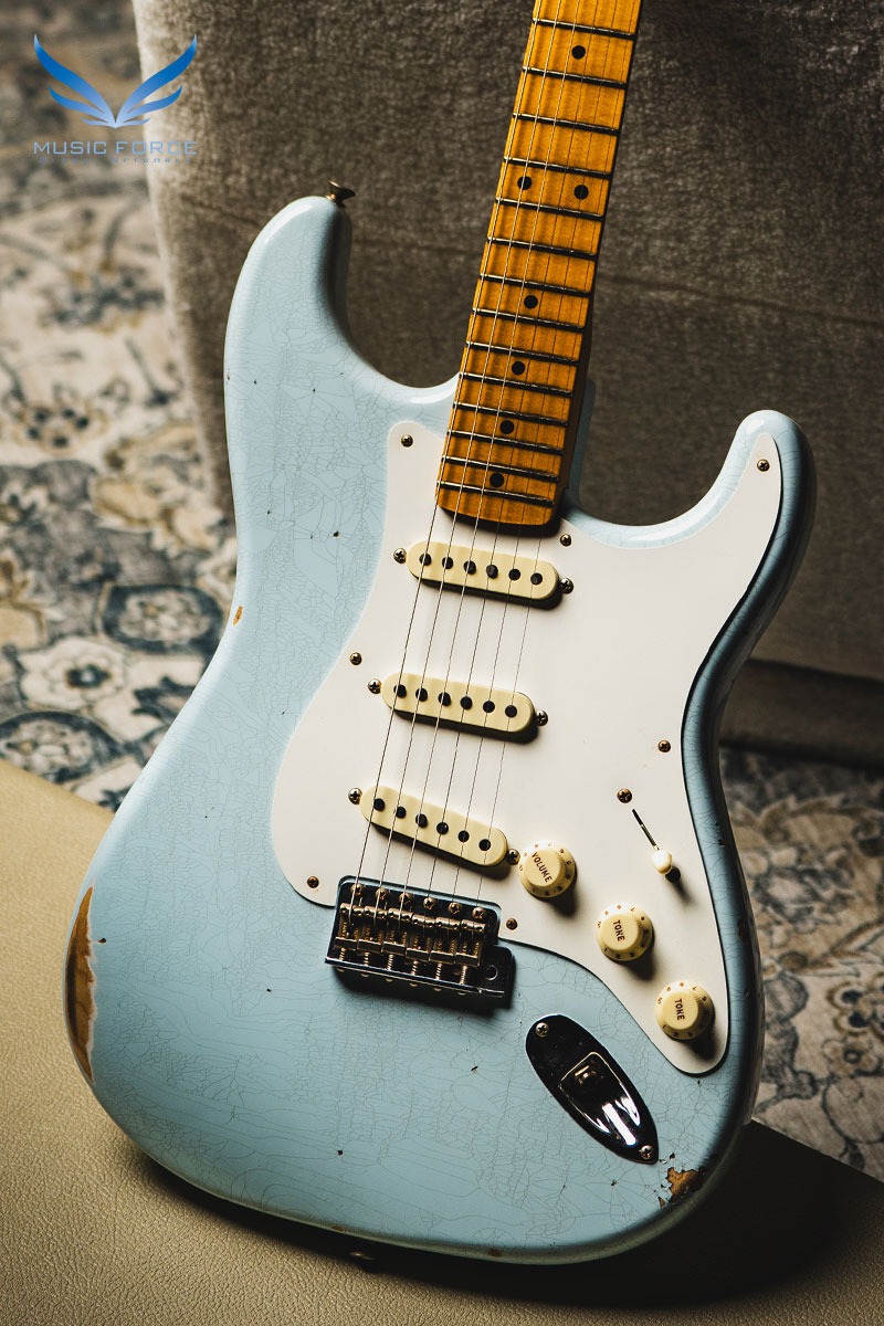 [2024 Summer Sale! (~7/31까지)] Fender Custom Shop Limited Edition 1956 Strat Relic-Faded Sonic Blue (2023년산/신품) - CZ571305
