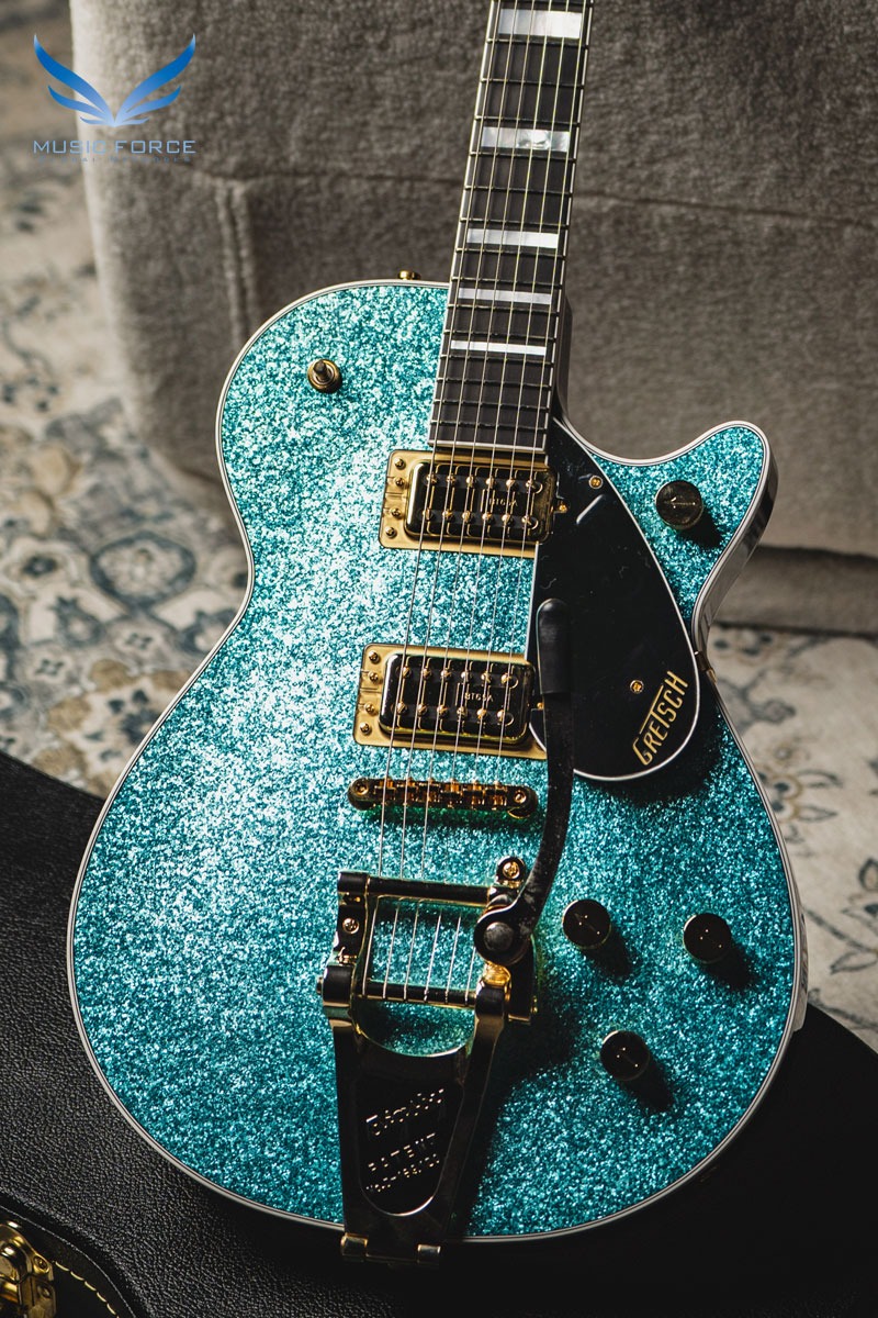 [2024 Summer Sale! (~7/31까지)] Gretsch Professional G6229TG LTD Players Edition Sparkle Jet BT - Ocean Turquoise Sparkle  (Made in Japan/신품) - JT21125225