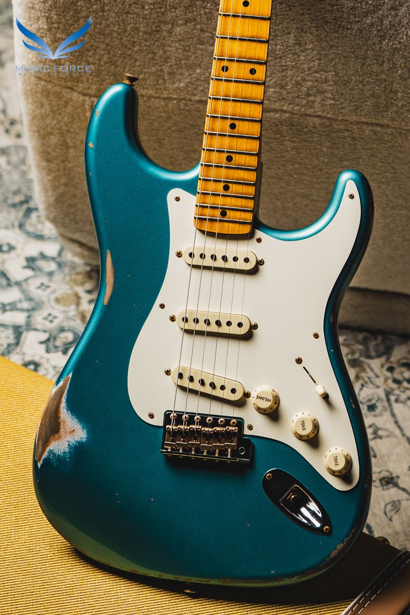 [2024 Summer Sale! (~7/31까지)] Fender Custom Shop Limited Edition 1957 Strat Relic-Faded/Aged Ocean Turquoise (2021년산/신품) - CZ557423